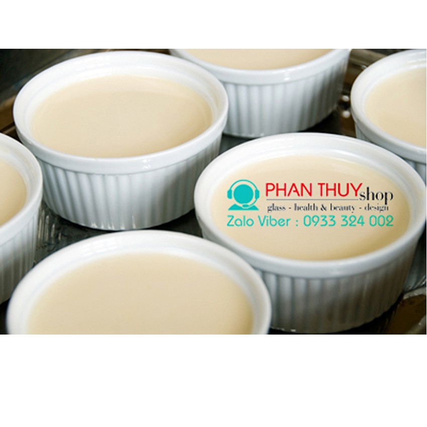 Khuôn sứ Ramekin Tròn Sọc Làm Bánh