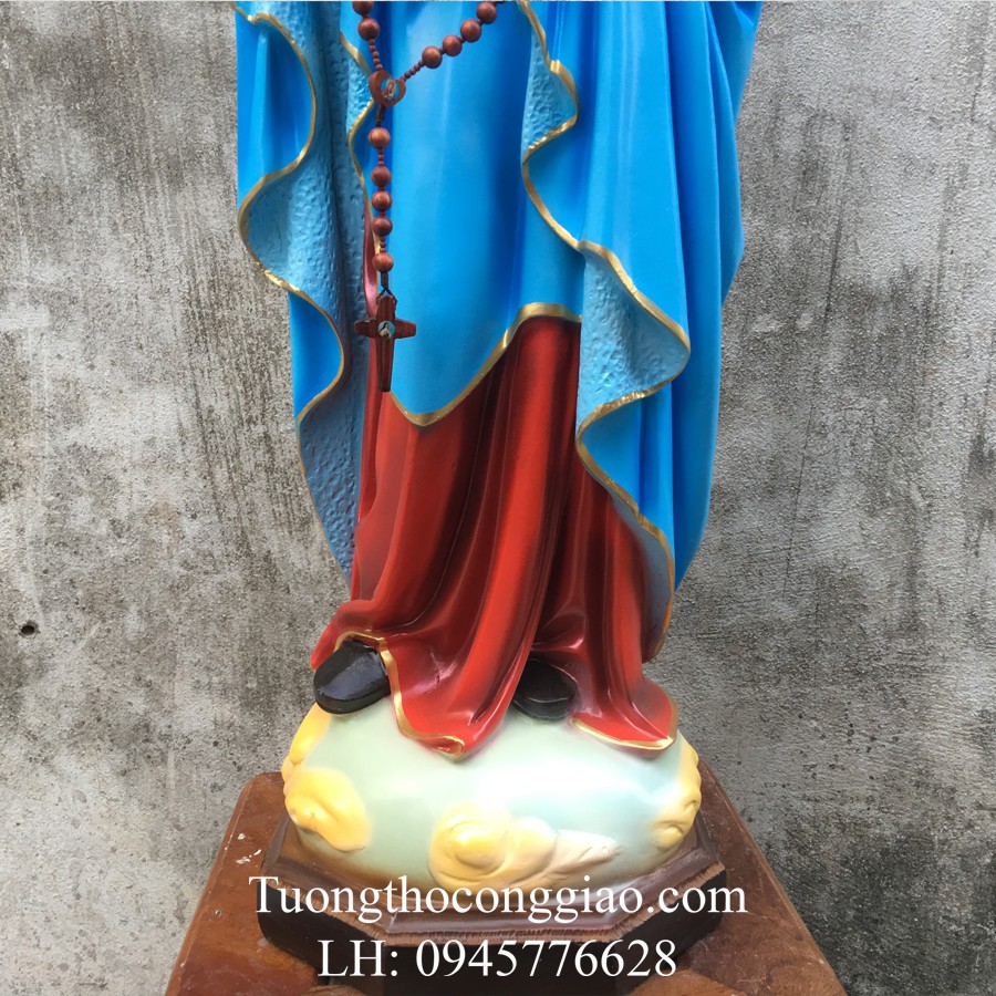 Tượng Đức Mẹ Mân Côi 90cm