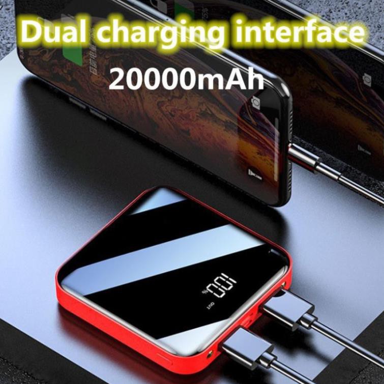 💥[BẢO HÀNH 1 NĂM]💥Sạc dự phòng Powerbank 20000 mAh kiểu dáng nhỏ gọn💥SIÊU HOT💥