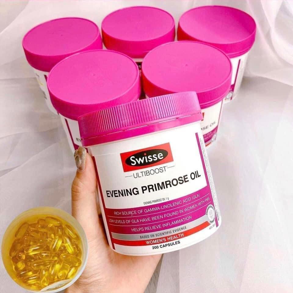 Viên uống Tinh dầu hoa anh thảo Swisse Úc Date xa lọ 200 viên