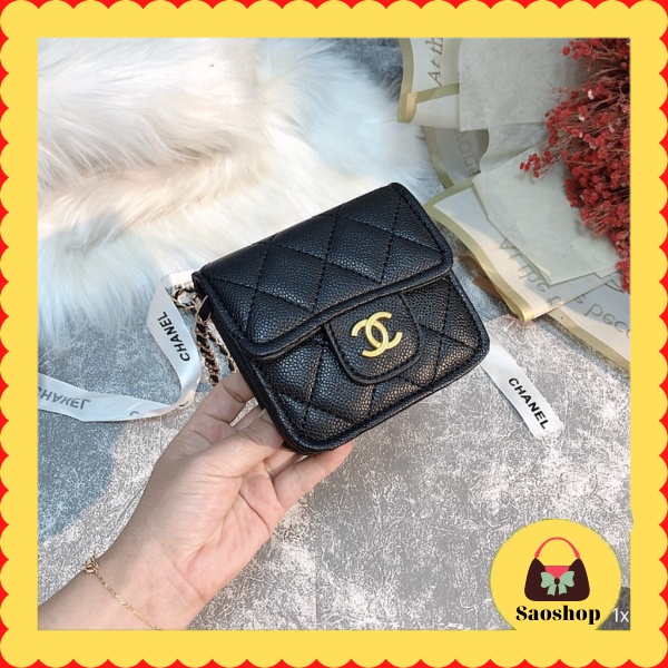 Túi Xách Nữ Đeo Chéo Mini Nhiều Ngăn Chất Da Mềm Trần Trám Size 12x10cm Windy.com saoshop.vn