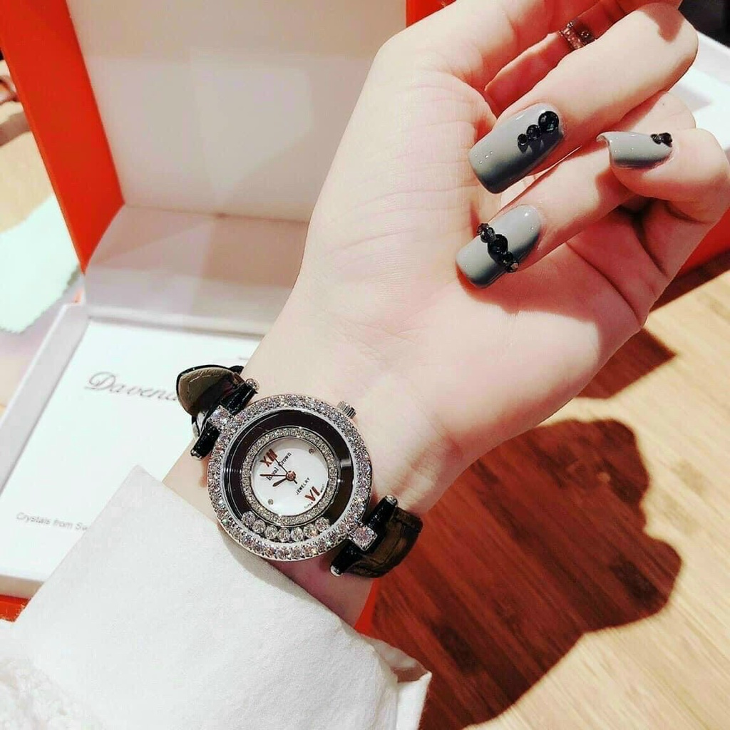 Đồng hồ nữ Royal Crow cao cấp đính đá - chống nước tuyệt đối