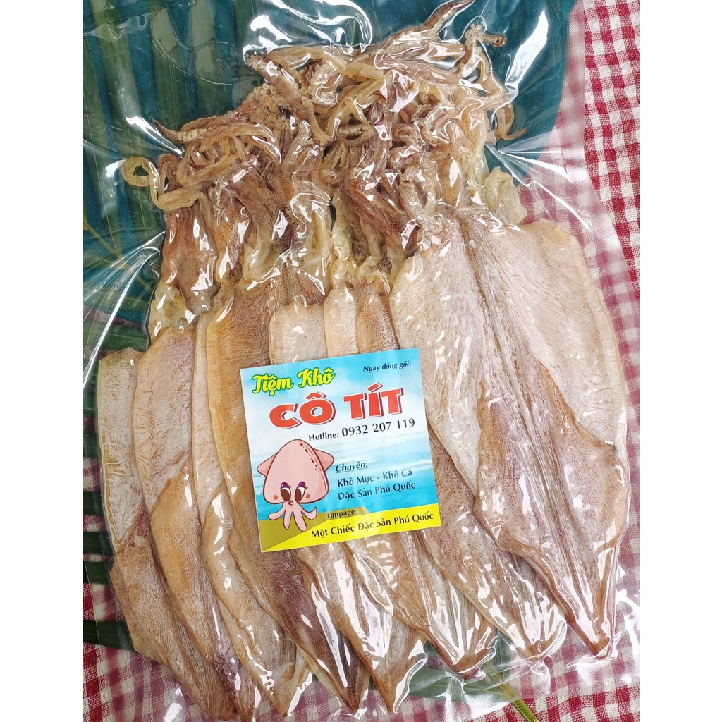 Khô mực câu đảo Thổ Chu Phú Quốc 500g