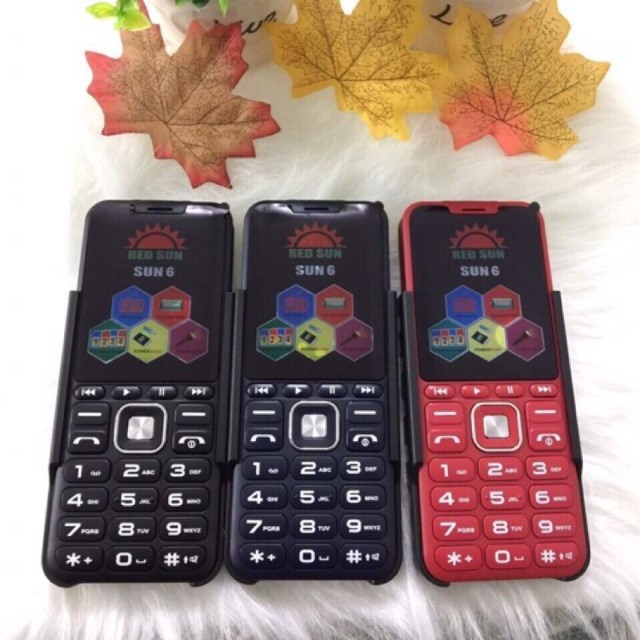 Điện Thoại 4 Sim Red Sun 4 Sóng Online Pin Khủng 18.800 mAh
