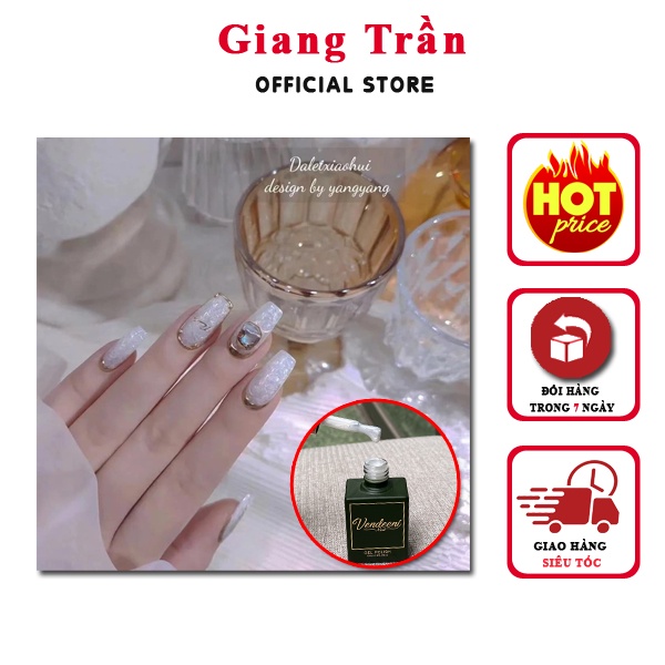 Sơn gel trắng ánh trai cực HOT mẫu mới cực sang chảnh Trend của năm