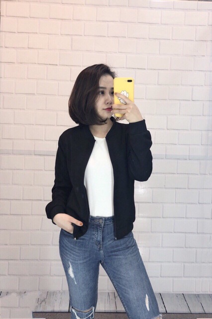 Áo khoác Bomber nữ