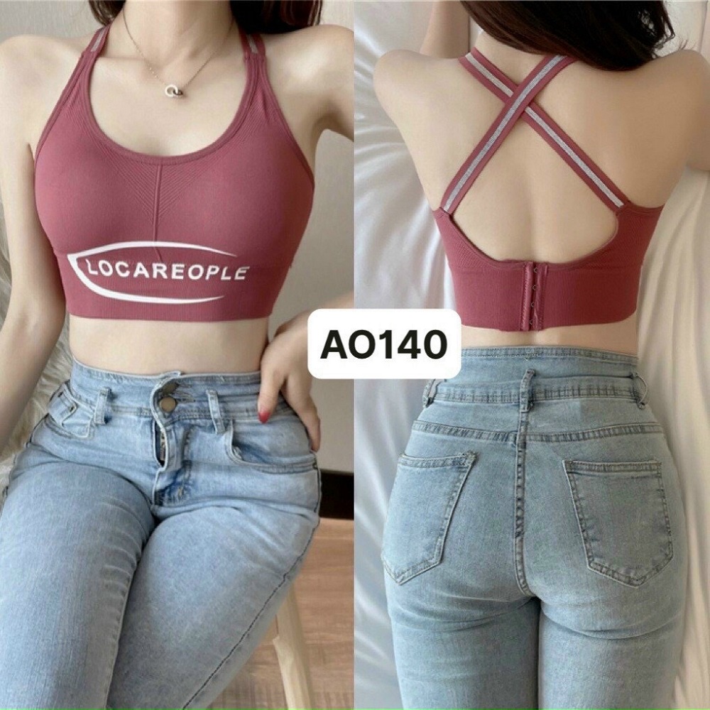 Áo Bra Locareople Chất Dệt Cực Đẹp (Đồ Tập Gym-Yoga Nữ)