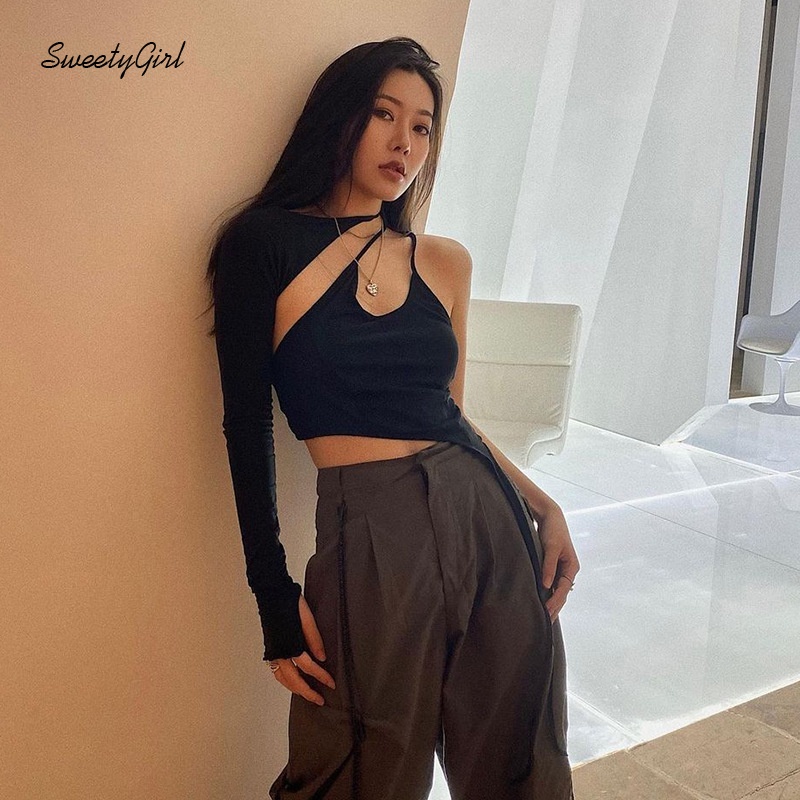 Áo tank top màu trơn hở lưng dáng ôm thời trang quyến rũ cho nữ