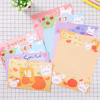 Phong bì thư kèm giấy viết letterhead hoạ tiết dễ thương ST118