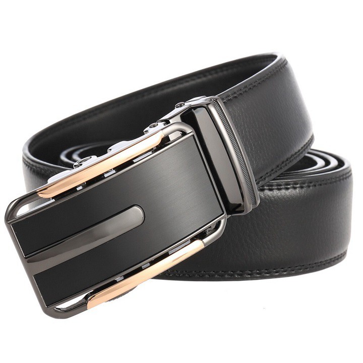 Thắt Lưng Nam Da Bò TL01 Khóa Tự Động Phong Cách Sang Trọng Lịch Lãm
