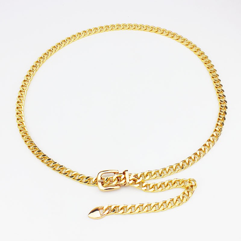 Metal chain belt fashion waist chain simple