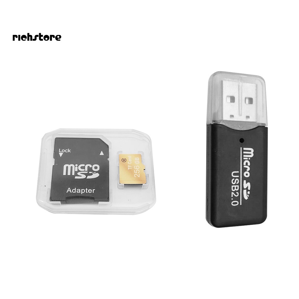 Thẻ Nhớ Micro SD TF Tốc Độ Cao 256GB Chống Thấm Nước Kèm Hộp Đựng | BigBuy360 - bigbuy360.vn