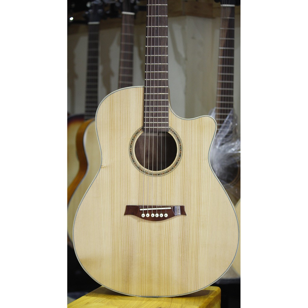 Guitar acoustic giá rẻ cho người mới tập chơi, bảo hành 12 tháng