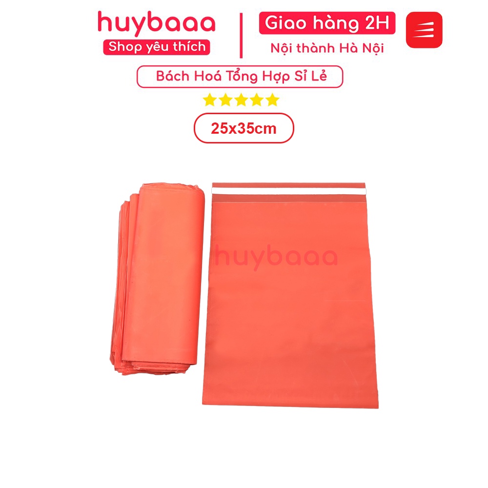 Túi Niêm Phong Túi Gói Hàng 25x35 Có Lớp Dán miệng, cuộn 1kg bao bì ship hàng có keo dán bảo mật siêu dai