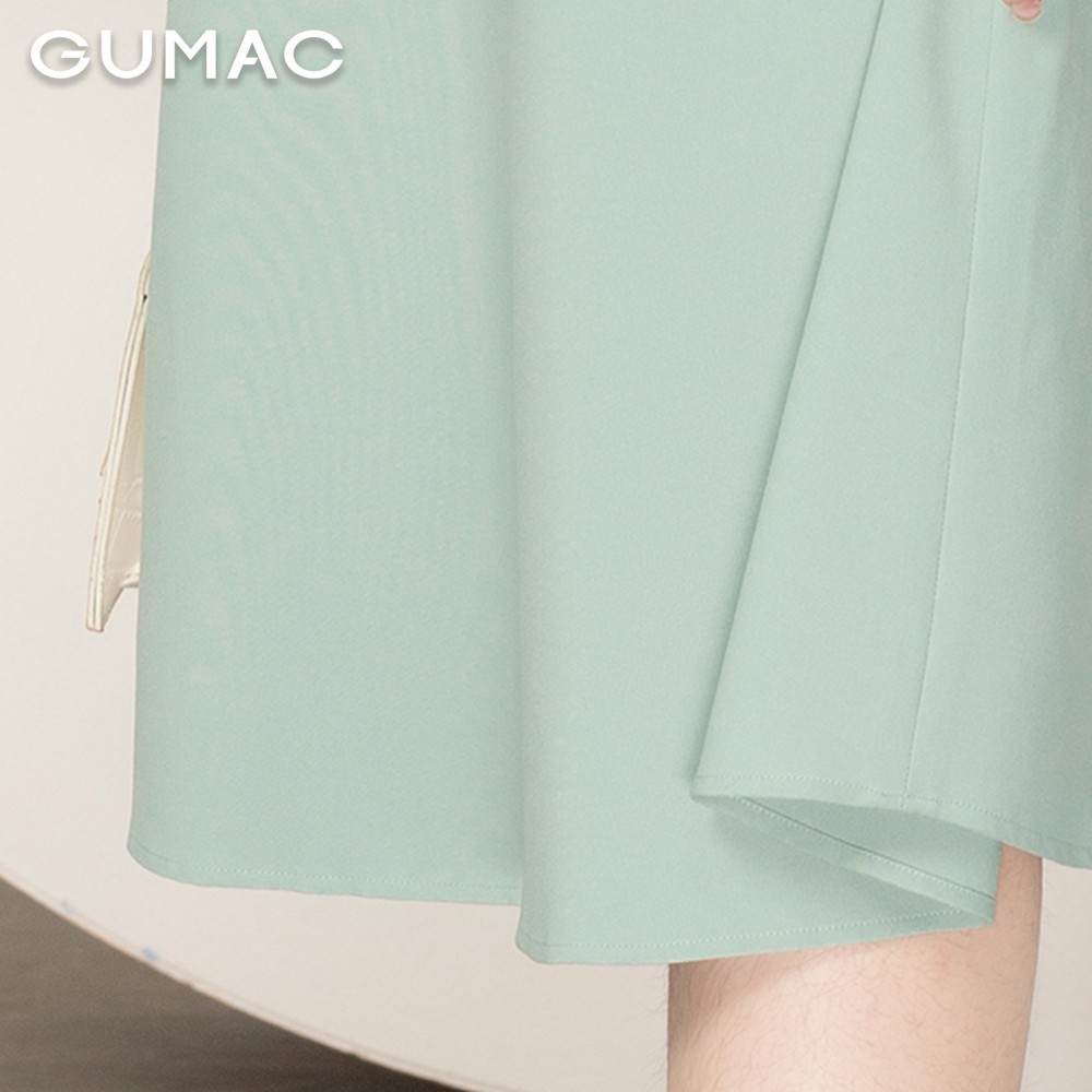 [Mã WABRGUSBD2 giảm 10% tối đa 50k đơn từ 250k] Chân váy nữ oversize thắt nơ GUMAC VA970 | BigBuy360 - bigbuy360.vn