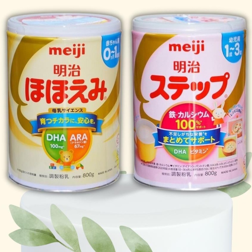 Sữa Meiji nội địa Nhật 800gr Meiji Lon số 0 và số 9  nguyên liệu từ thiên nhiên mẫu mới date mới nhất  - 𝐁𝐢 𝐌𝐚𝐫𝐭