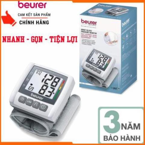 [Hàng Nhập Khẩu Đức ] Máy Đo Huyết Áp Cổ Tay Điện Tử BEURER BC30 - Nhanh , gọn , tiện lợi