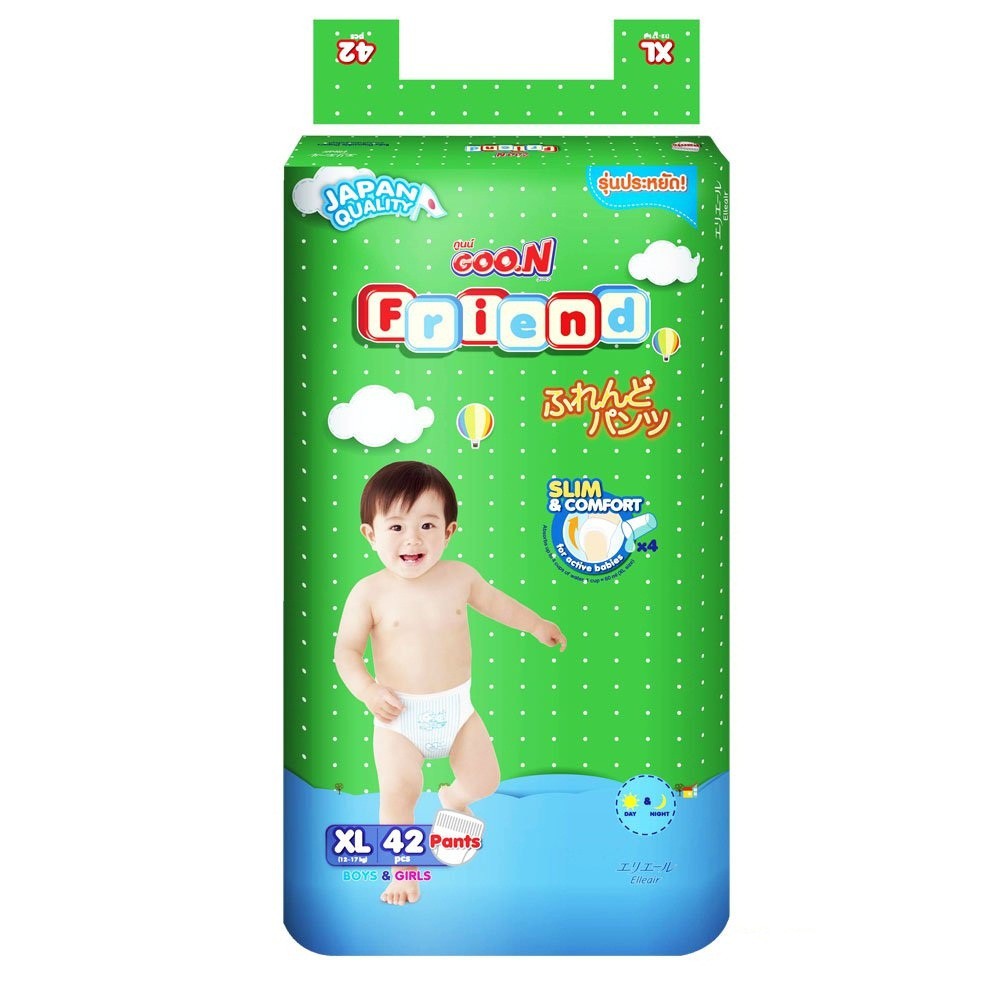 Tã quần Goon Friend Size XL 42 Miếng (Cho bé 12 đến 17 Kg)