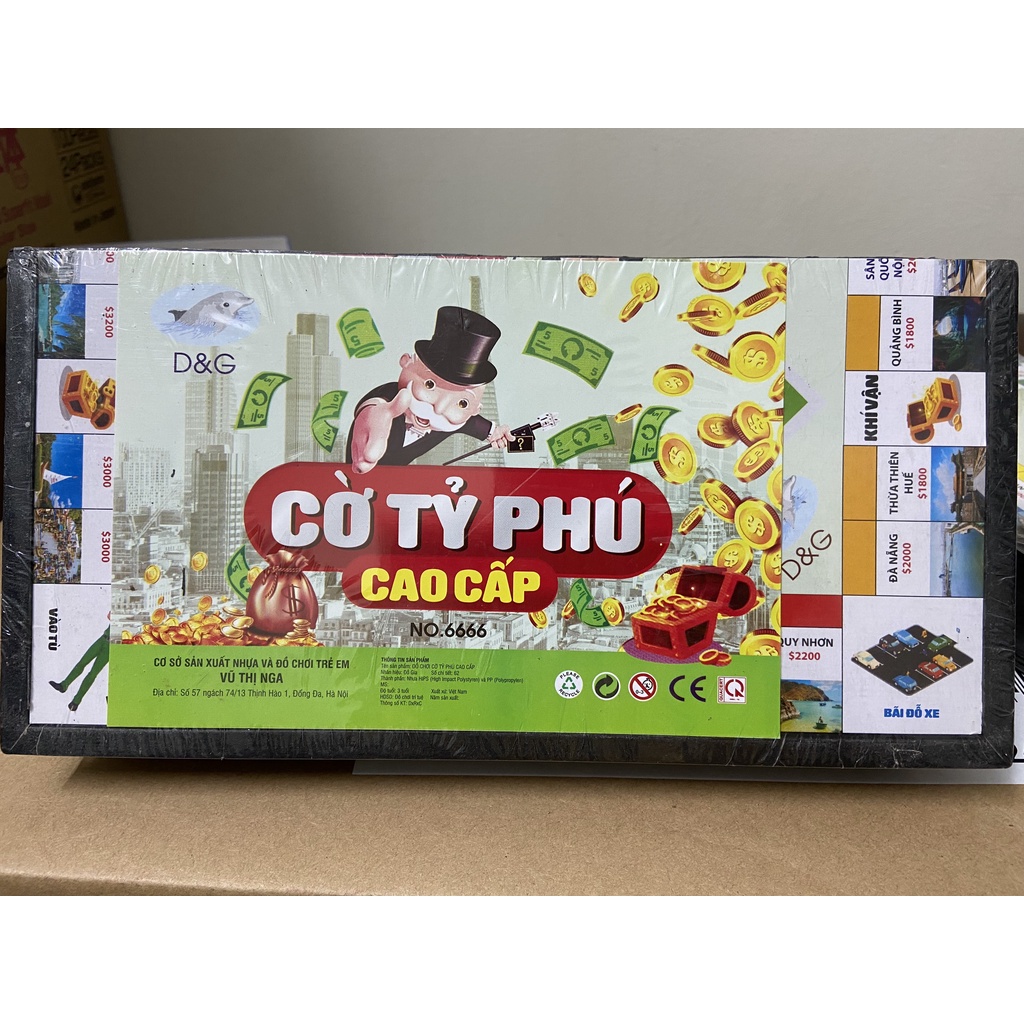 CỜ TỶ PHÚ CAO CẤP CỠ NHỎ D&amp;G NO.6666