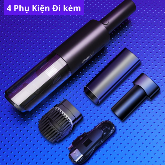 [HÚT MẠNH] Máy Hút Bụi Cầm Tay Mini Không Dây Hút Bụi Oto Vệ Sinh Ô Tô Nhà Cửa | BigBuy360 - bigbuy360.vn