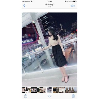 CHÂN VÁY RẬP LI DÀI SIÊU ĐẸP