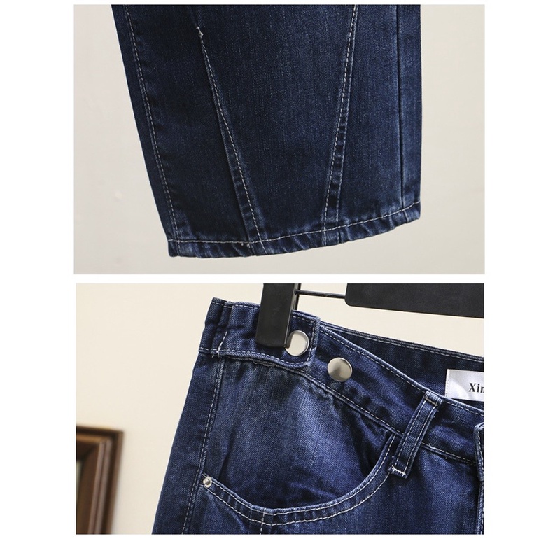 QM5601 XẢ KHO Quần jean nữ big size cho người mập hàng nhập