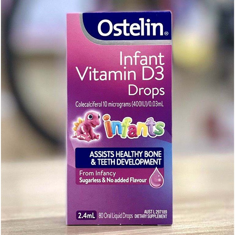 Vitamin D ostelin 20ml nội địa Úc