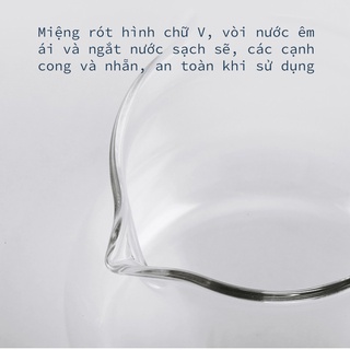 Bình Phục Vụ Cà Phê Thuỷ Tinh TIMEMORE 600ml