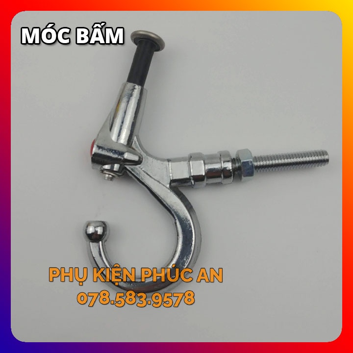 Móc treo đồ INOX, TITAN gắn xe máy, xe điện AB airblade Vario Winner X Exciter Sirius Cub Dream Wave