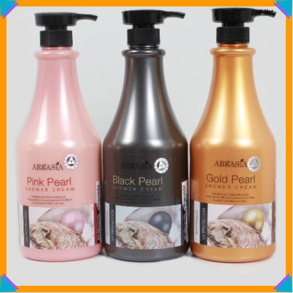 Giá siêu tốt Sale sữa tắm Argasia Pearl ngọc trai 1100ml