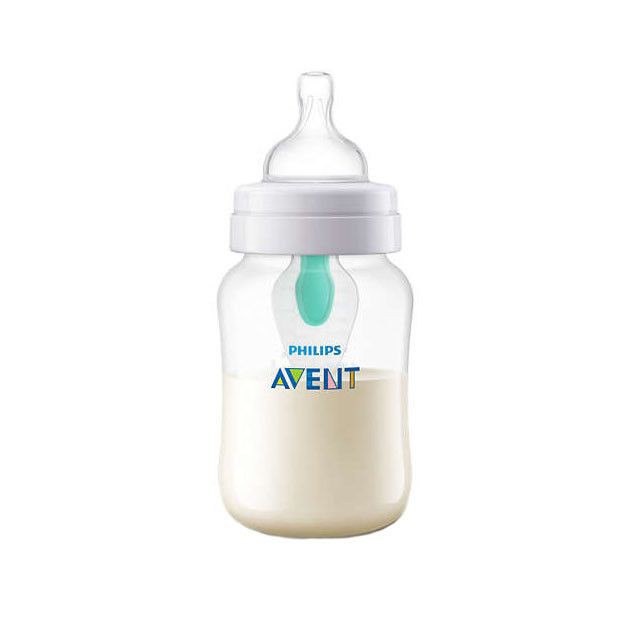 [Sẵn HCM] Bình sữa nhựa không có BPA Philips Avent 125ml đơn/đôi - kèm van giữ sữa (SCF810/14)