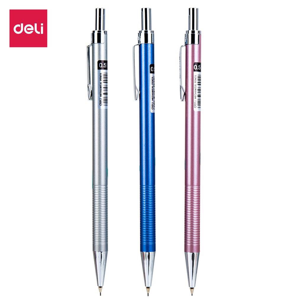 Bút chì bấm thân kim loại cao cấp - chắc chắn Deli-E6492, sản phẩm chất lượng cao