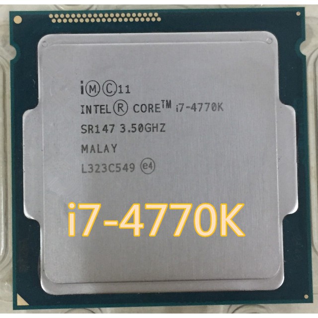 CPU Intel Core I7 4770K BẢO HÀNH 36 THÁNG - - KÈM FAN