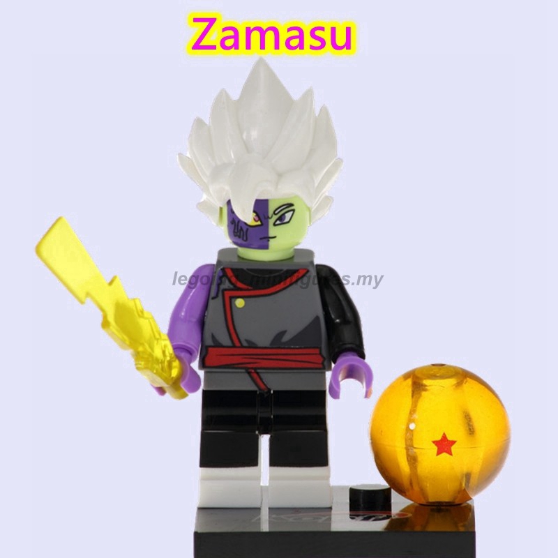 Khối lego lắp ráp hình nhân vật Son Goku Vegeta Majin Buu Cell trong phim hoạt hình Dragon Ball