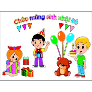 Tranh góc mầm non (Góc Sinh Nhật)