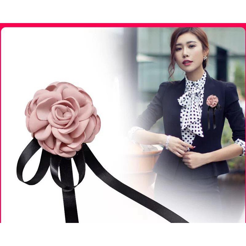Hoa hồng cài áo công sở/ Hoa cài áo đồng phục công sở/ Phụ kiện cho nhân viên văn phòng/ Quà tặng đồng nghiệp