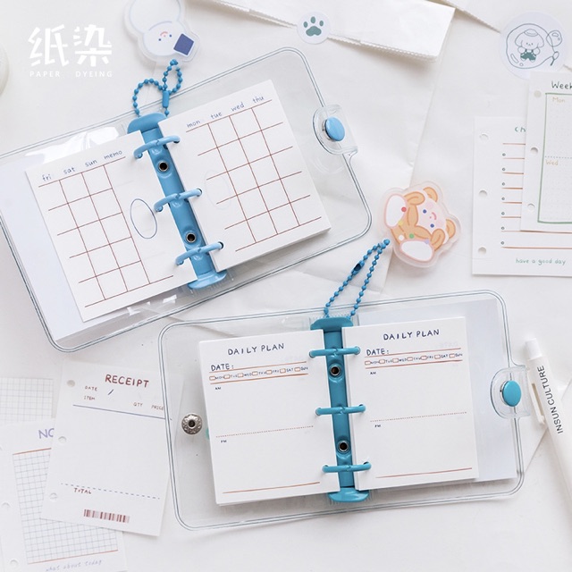 Giấy Refill Ruột Sổ Còng mini 3 lỗ Sổ Còng 3lỗ, Giấy sổ còng mini, ruột sổ còng mini