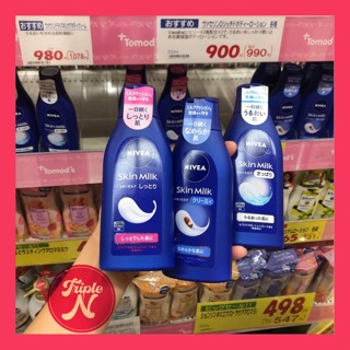 SỮA DƯỠNG THỂ NIVEA SKIN MILK NỘI ĐỊA NHẬT (Bill)