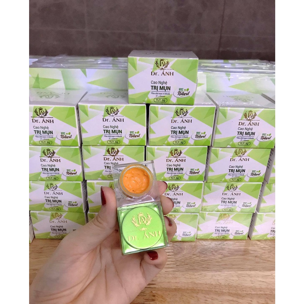 Combo 2 Hộp Cao Nghệ Dr. Ánh  Đánh Bay mụn, mờ thâm sáng da + quà tặng