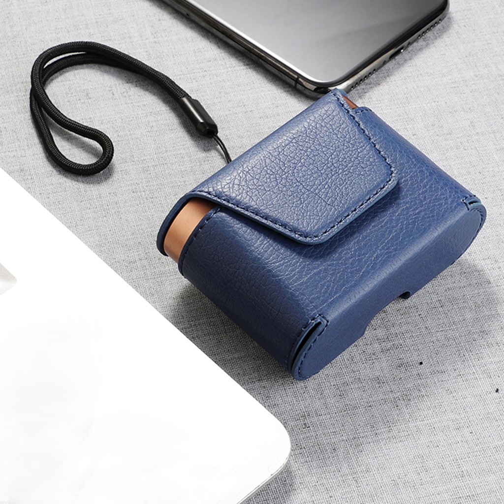 Bao Case Da cho Sony WF-1000XM3 Luxury Tặng Kèm 1 Móc Khóa Dây da