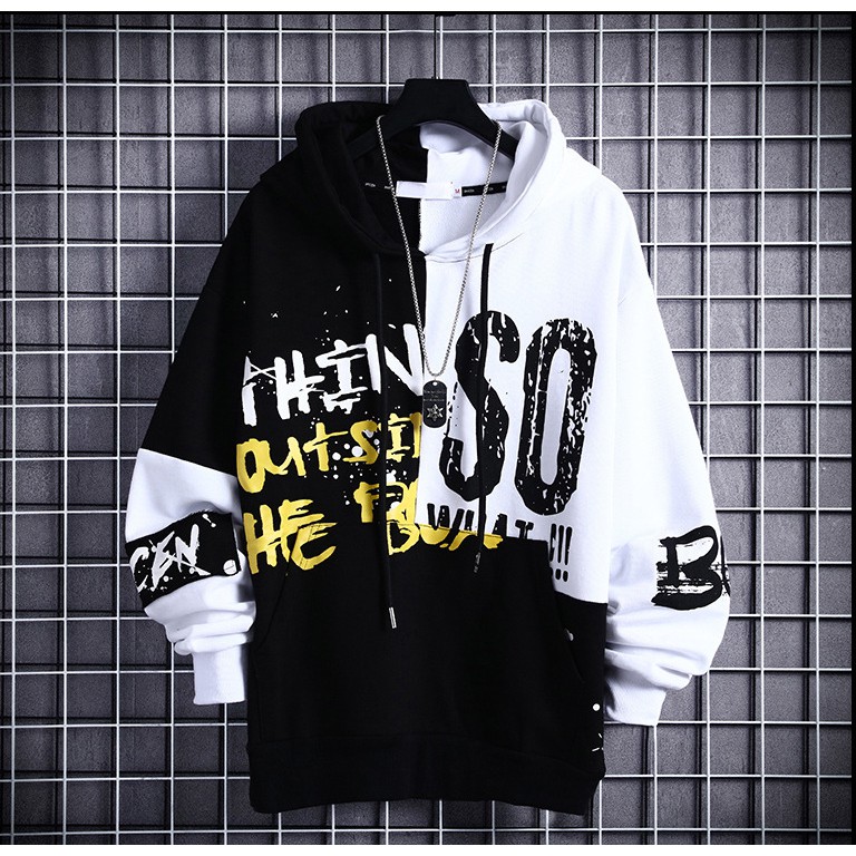 [Mã SR101512 giảm 25% đơn 50K] Áo hoodie unisex form rộng phong cách Hàn Quốc cho giới trẻ chất liệu vải nỉ chống nắng | BigBuy360 - bigbuy360.vn