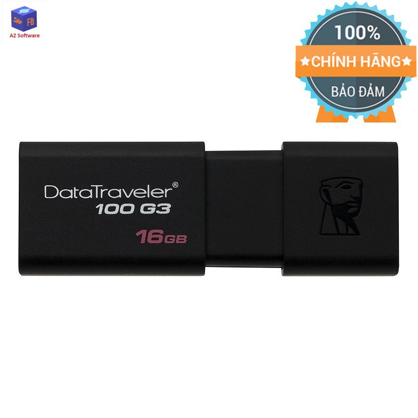 USB KINGSTON DT100G3 USB 3.0 16GB - Bảo hành 5 năm chính hãng (SPC/FPT)