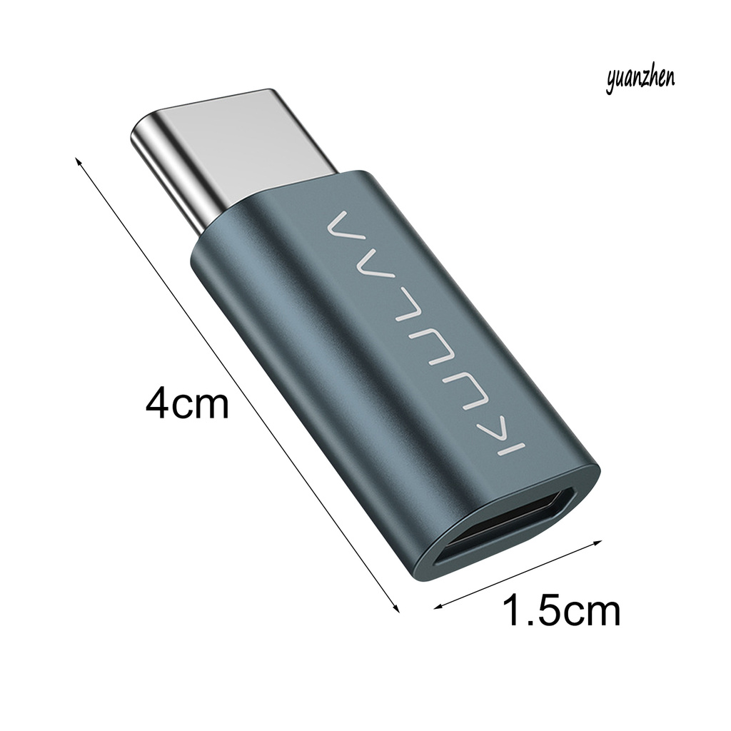 KUULAA Đầu Chuyển Đổi Từ Cổng Micro Usb Sang Giác Cắm Type-C Cho Điện Thoại