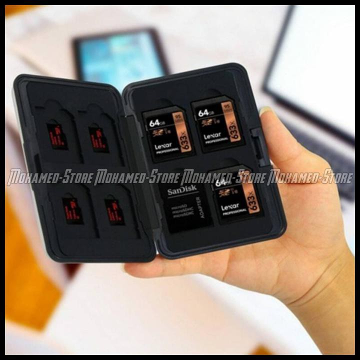 Hộp Đựng Thẻ Nhớ Kingma Bmgp308 (16 Ngăn) Đen | BigBuy360 - bigbuy360.vn