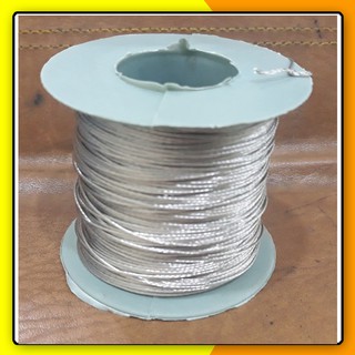 Cuộn 100m cáp 0.7mm, dây inox trần hoặc dây bọc nhựa, đa dụng, làm dây mồi, dây trang trí, treo bảng tên...