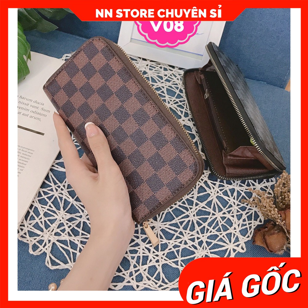 VÍ DA IN LOGO CHUẨN QC SIÊU ĐẸP ❤ ẢNH THẬT❤ VÍ NỮ