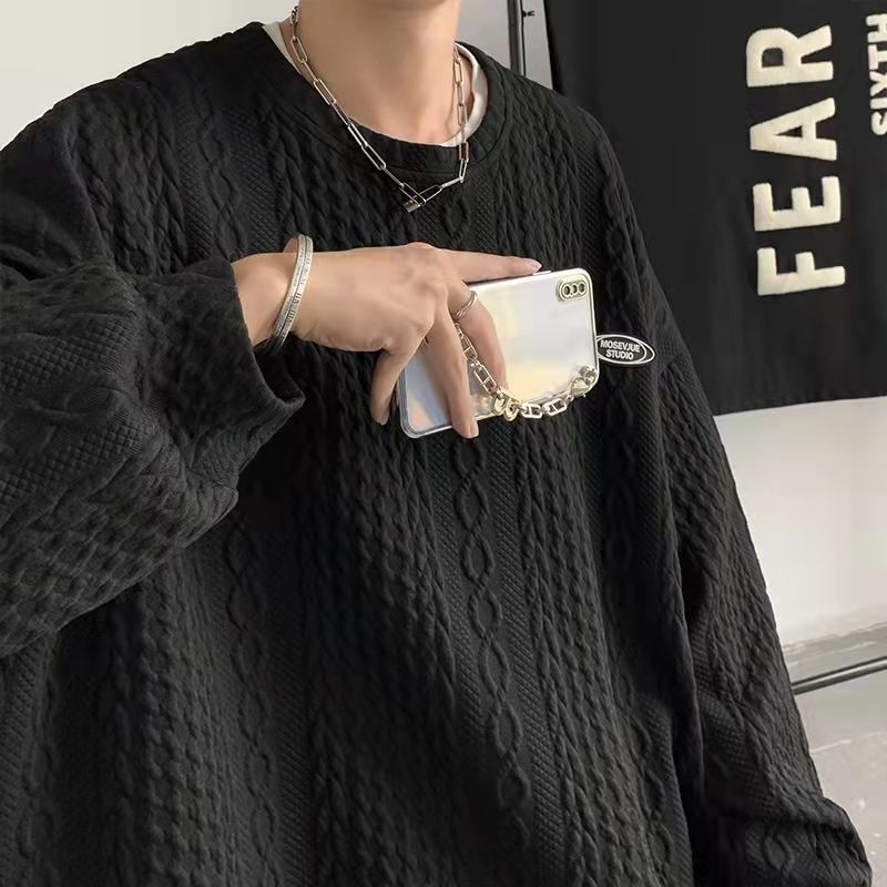 Áo Sweater nỉ Unisex hoạ tiết nổi 3D