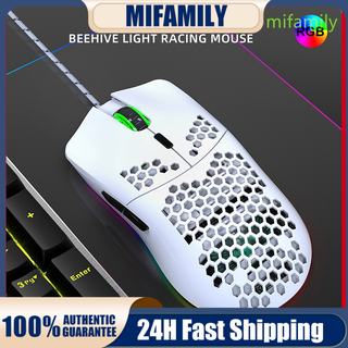 Chuột gaming hxsj j900 có dây usb rgb và đèn led dpi màu trắng có thể điều chỉnh