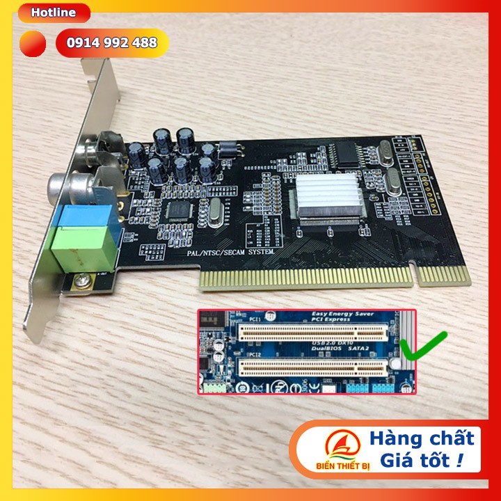 Card PCI sang AV RCA ghi hình AV capture cho máy Siêu âm, Nội soi - PCI Internal TV Tuner Card MPEG Video DVR Capture