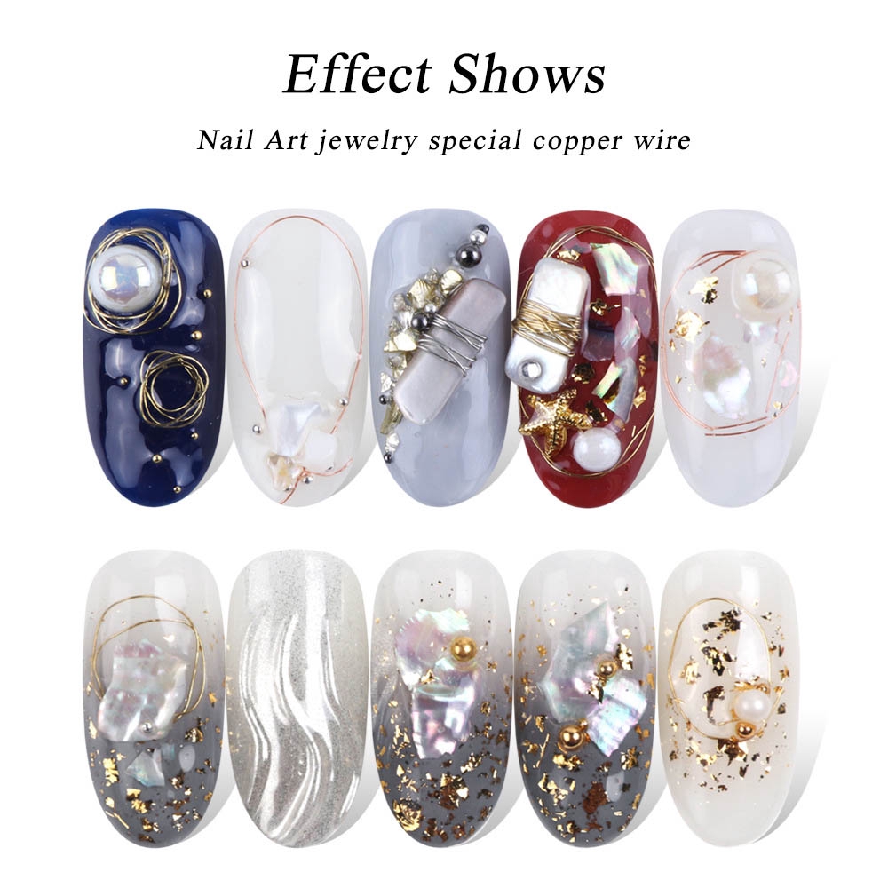 Cuộn dây đồng dùng trang trí móng nghệ thuật